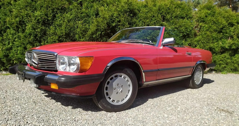 Mercedes-Benz SL cena 139000 przebieg: 111000, rok produkcji 1987 z Ogrodzieniec małe 781